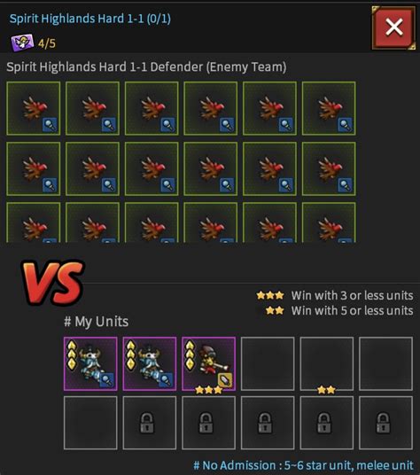 CheezyBob's Spirit Highlands Hard Solutions : r/EndlessFrontier.